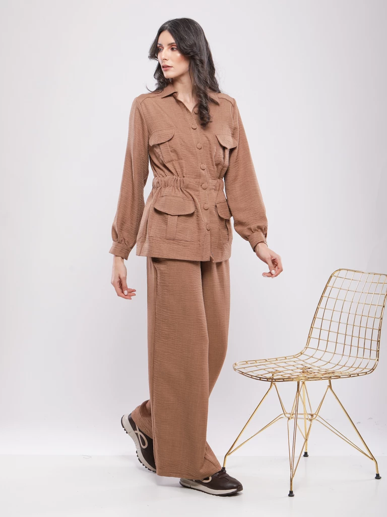 PANTALON SAFARI A CORDONS