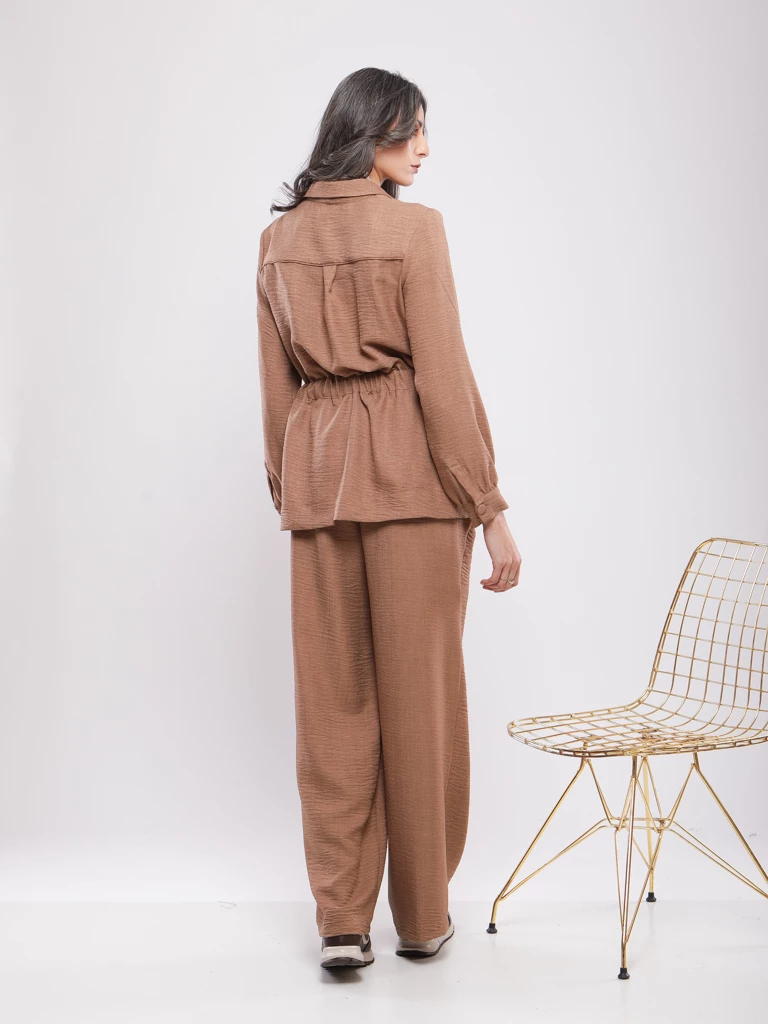 CHEMISE SAFARI POCHES PLAQUEES