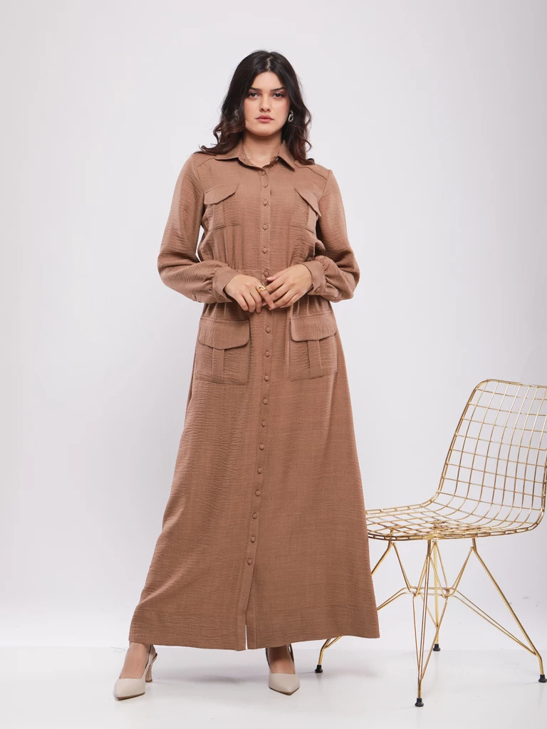 ROBE CARGO TAILLE CINTREE