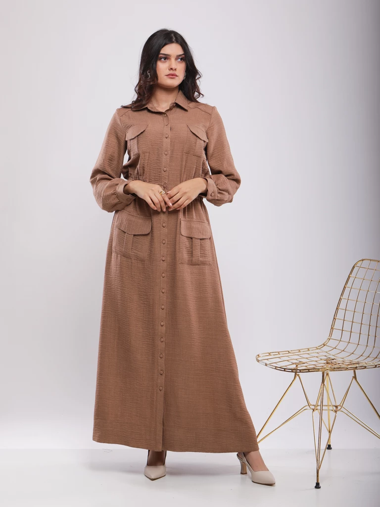 ROBE CARGO TAILLE CINTREE