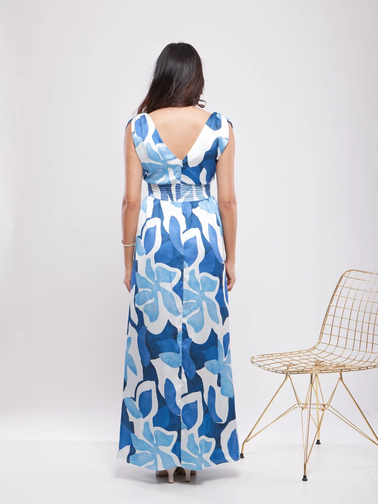 ROBE À IMPRIMÉ FLORAL AQUARELLE