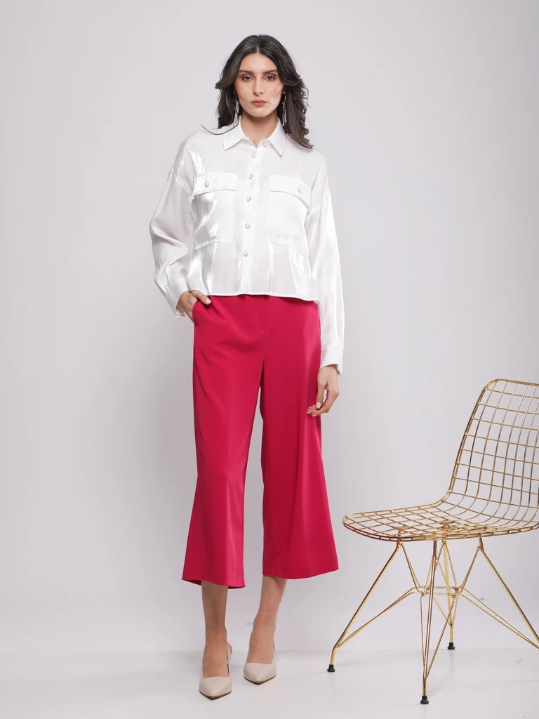 PANTALON 7/8 EME COUPE LARGE