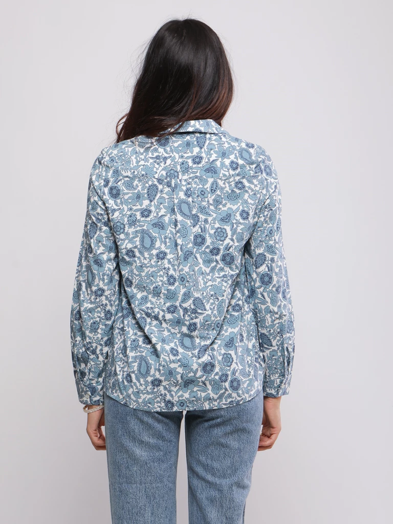 BLOUSE FLUIDE À IMPRIMÉ PAISLEY