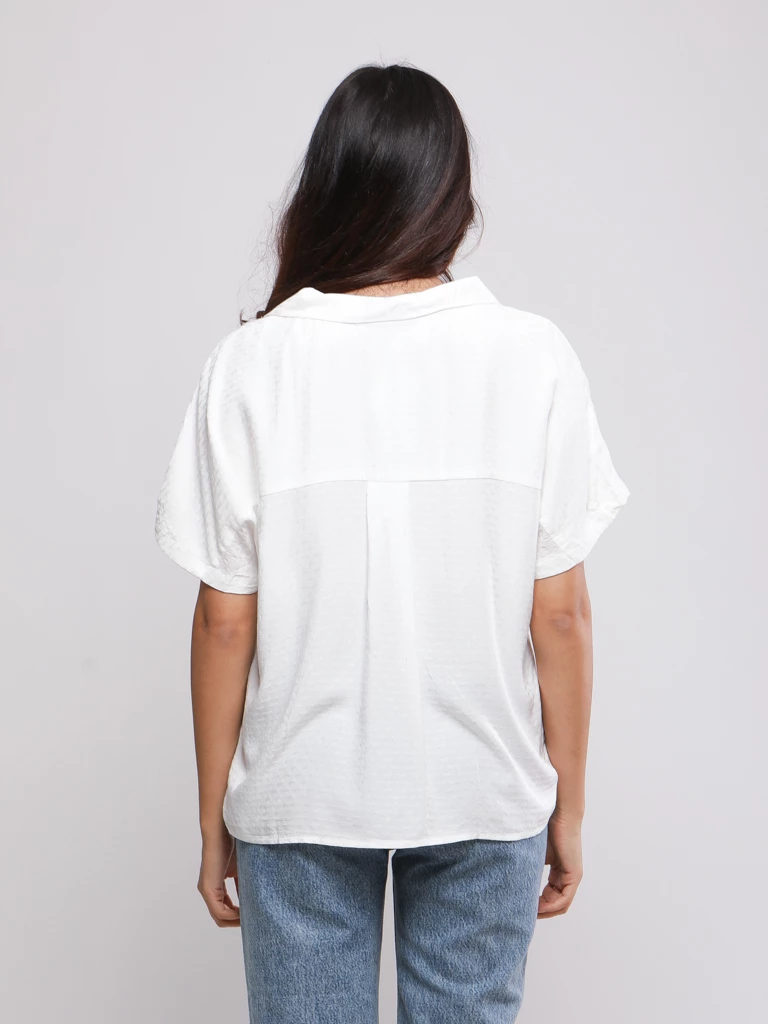 CHEMISE FLUIDE À COL REVERS