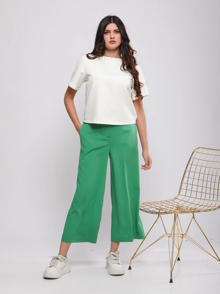 PANTALON 7/8 EME COUPE LARGE