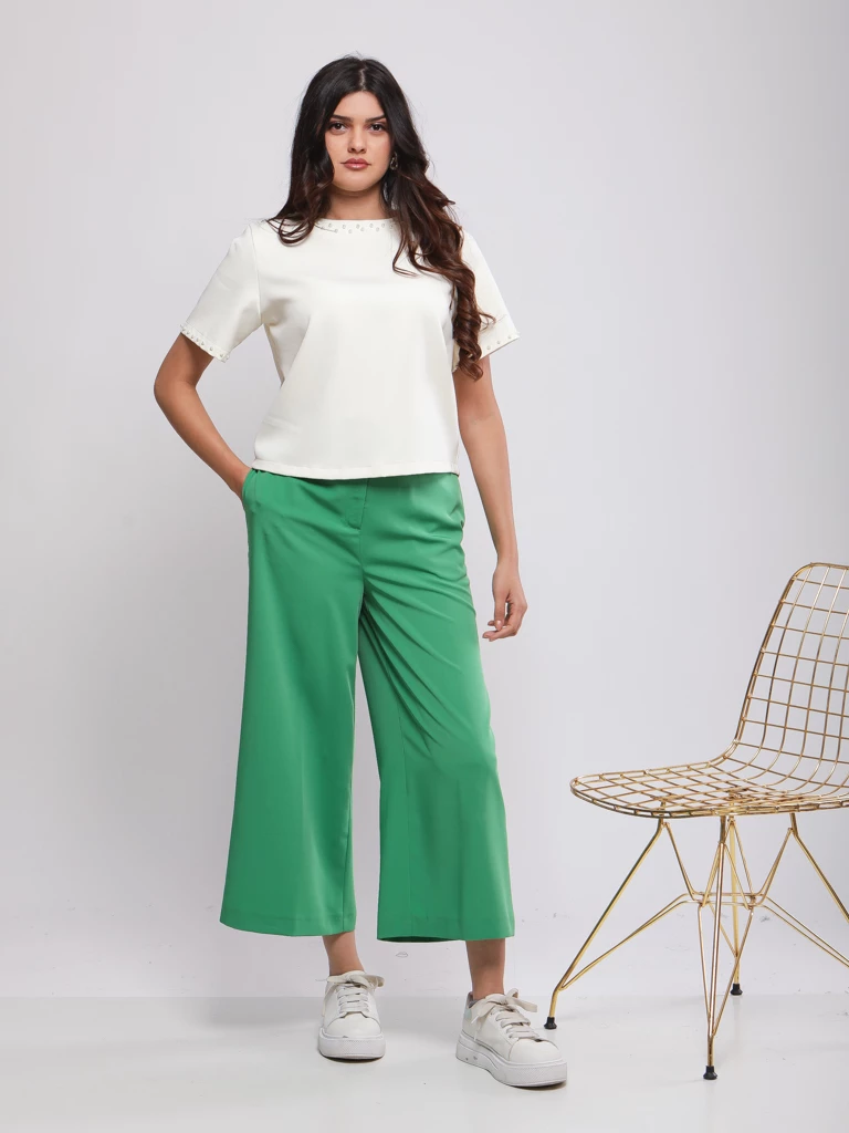 PANTALON 7/8 EME COUPE LARGE