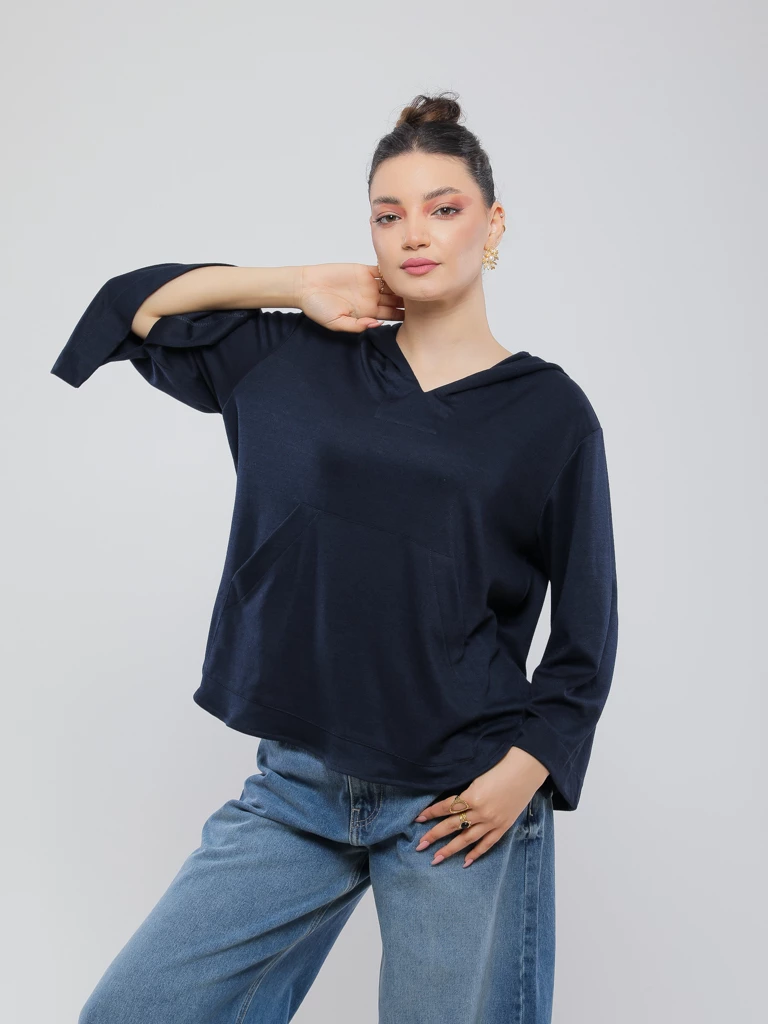 SWEAT À CAPUCHE STRUCTURÉ