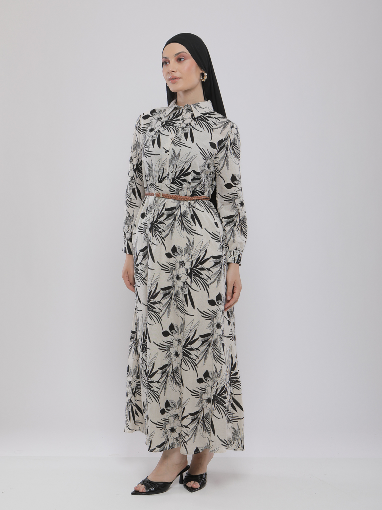 ROBE LONGUE IMPRIMÉ FLORAL