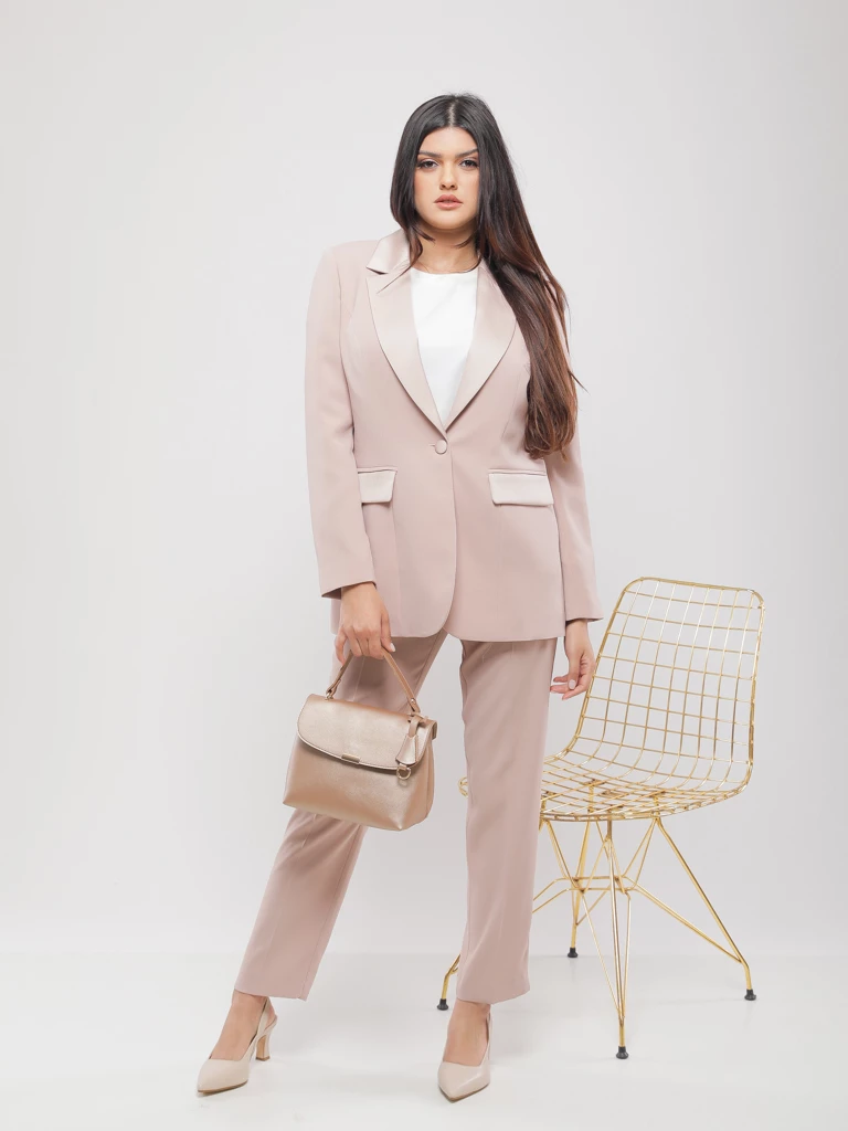 VESTE TAILLEUR A FERMETURE CROISEE