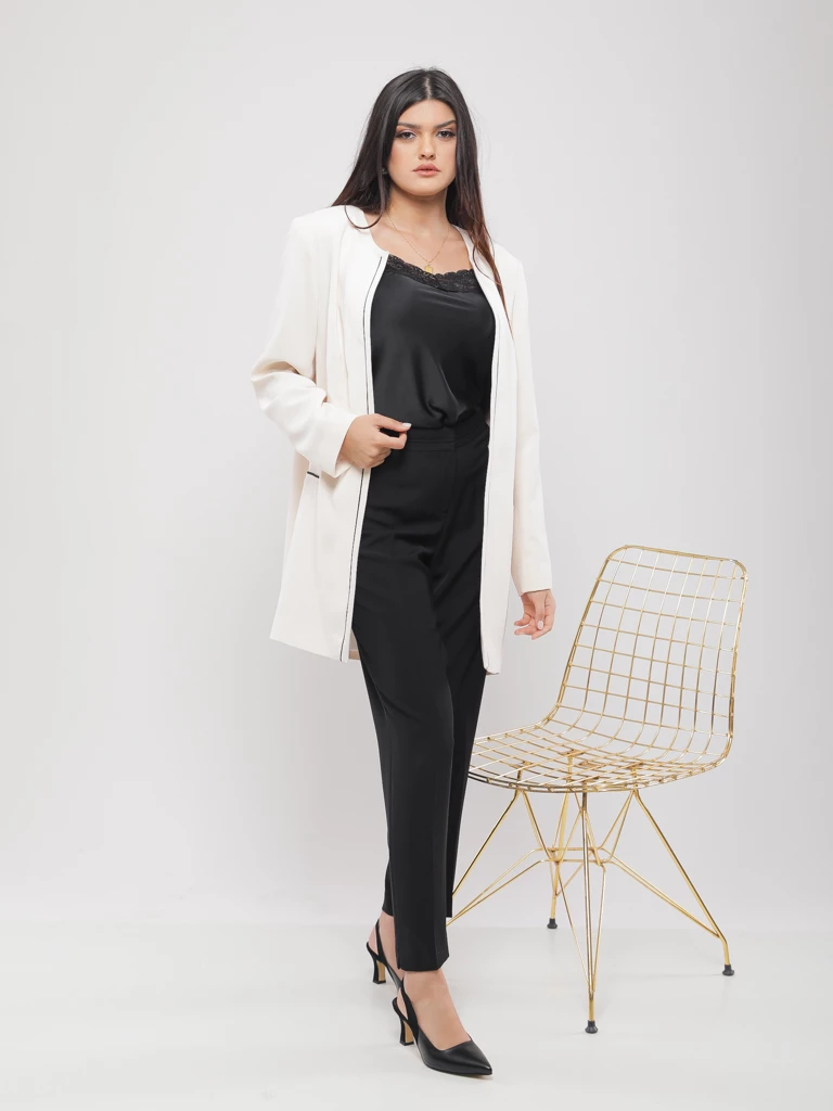 PANTALON 7/8 EME À LACETS LATÉRAUX