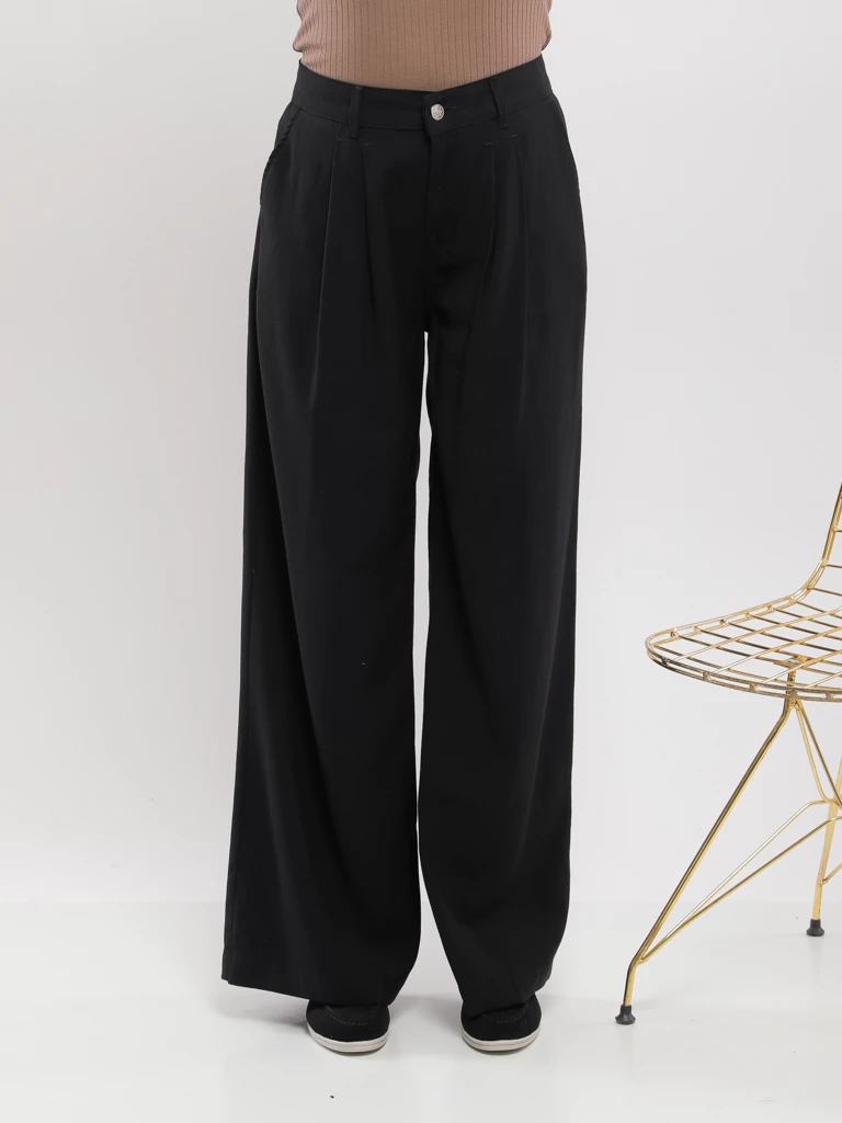 PANTALON LARGE A PINCES