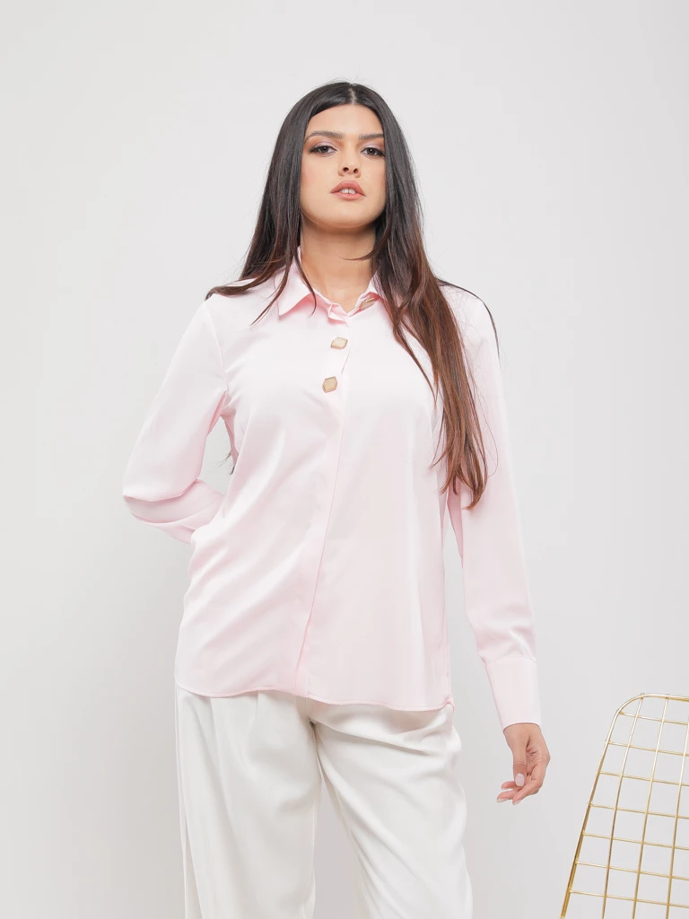 CHEMISE EN TISSU FLUIDE