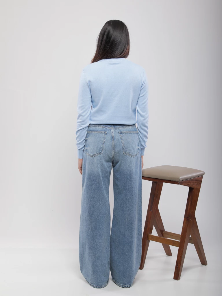 PULL EN MAILLE À LOSANGES