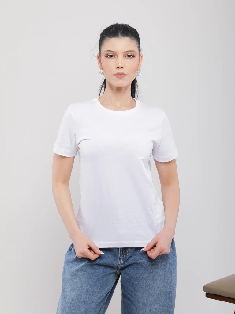 T-SHIRT BASIQUE EN COTON