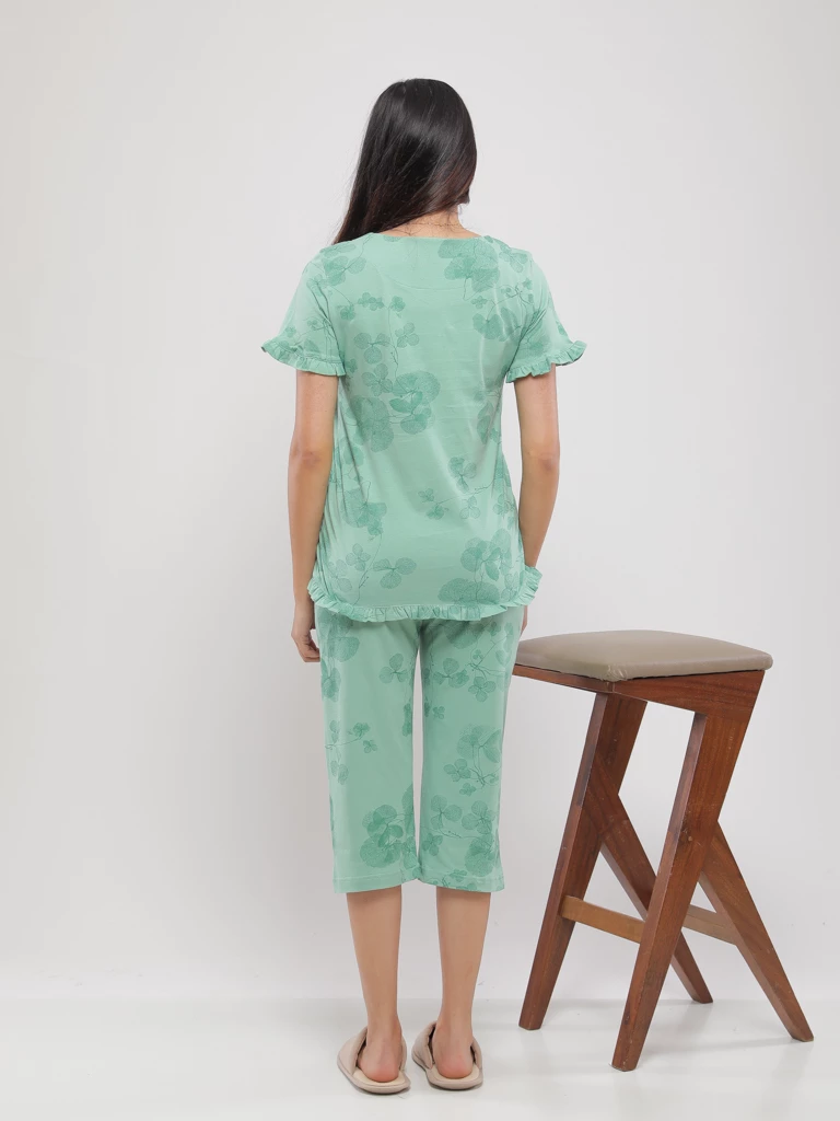 PYJAMA IMPRIME AVEC PANTACOURT