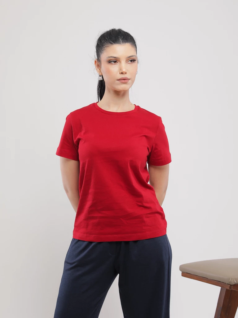 T-SHIRT BASIQUE EN COTON