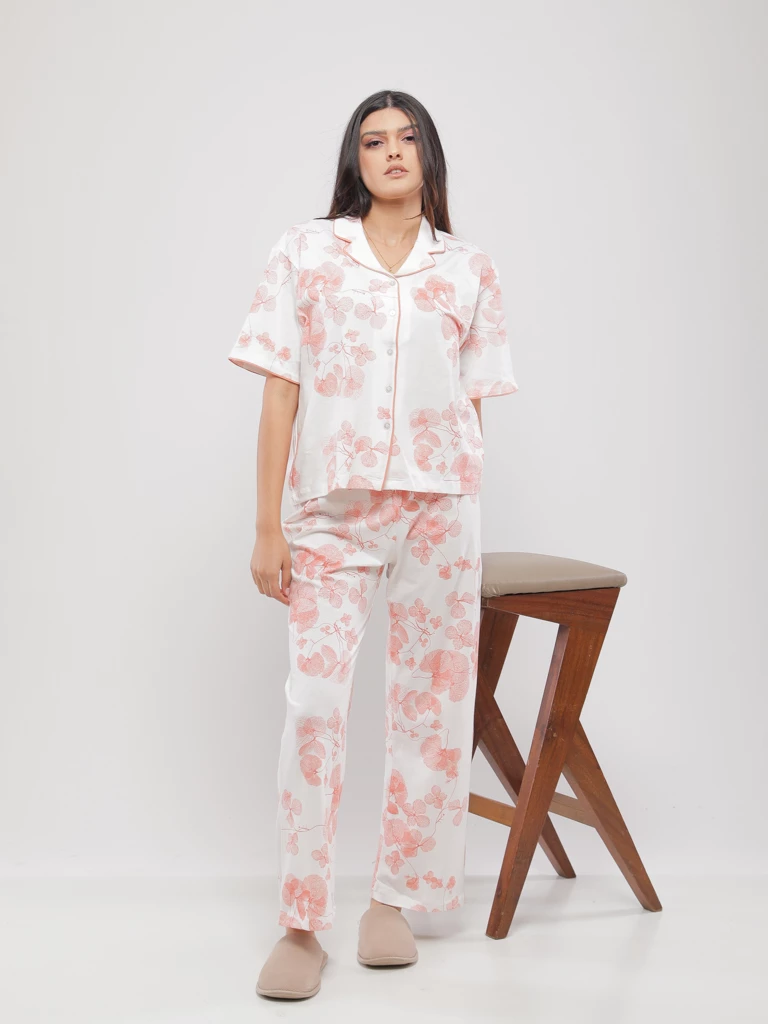 PYJAMA CONFORT – HAUT ET BAS IMPRIMÉ