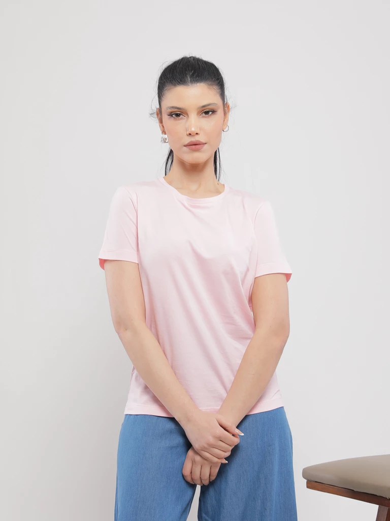 T-SHIRT BASIQUE EN COTON