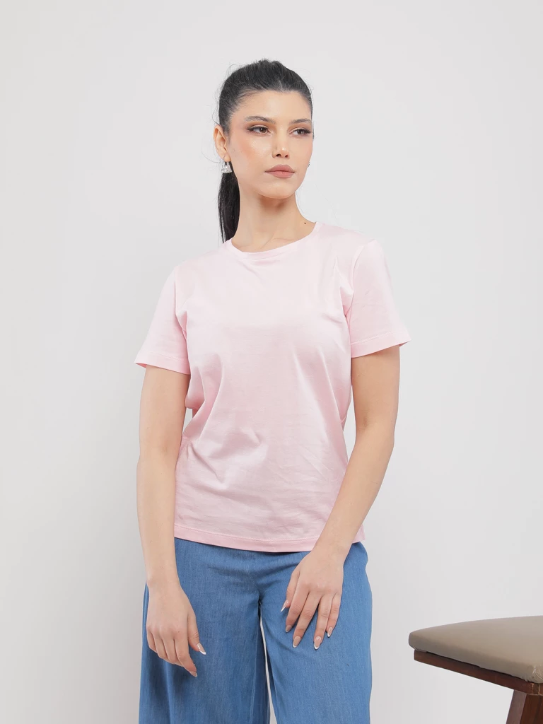 T-SHIRT BASIQUE EN COTON