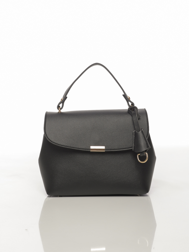 SAC À MAIN TRAPÈZE AVEC POIGNÉE ET BANDOULEIRE