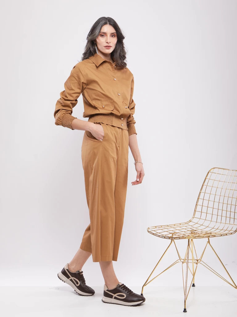 PANTALON LARGE A PINCES