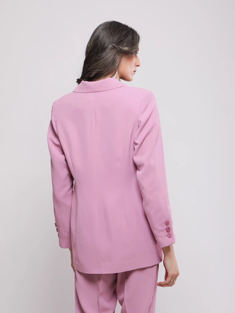 VESTE DE TAILLEUR À REVERS CRANTÉS
