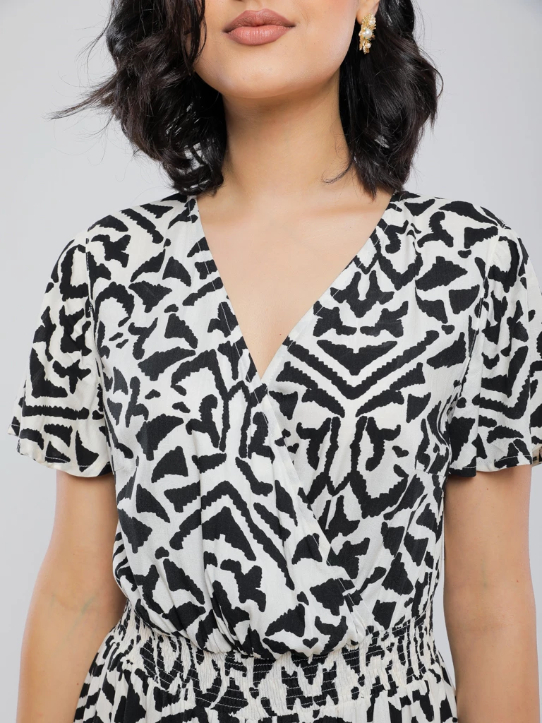 ROBE IMPRIMÉE LONGUE ET FLUIDE