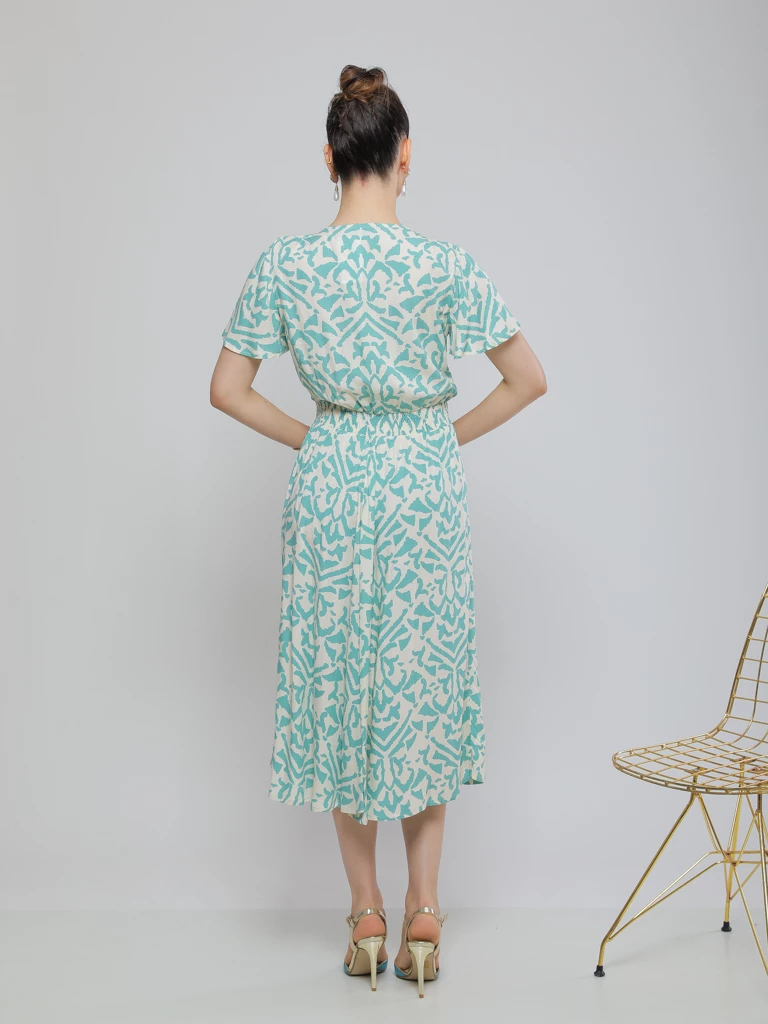 ROBE IMPRIMÉE LONGUE ET FLUIDE