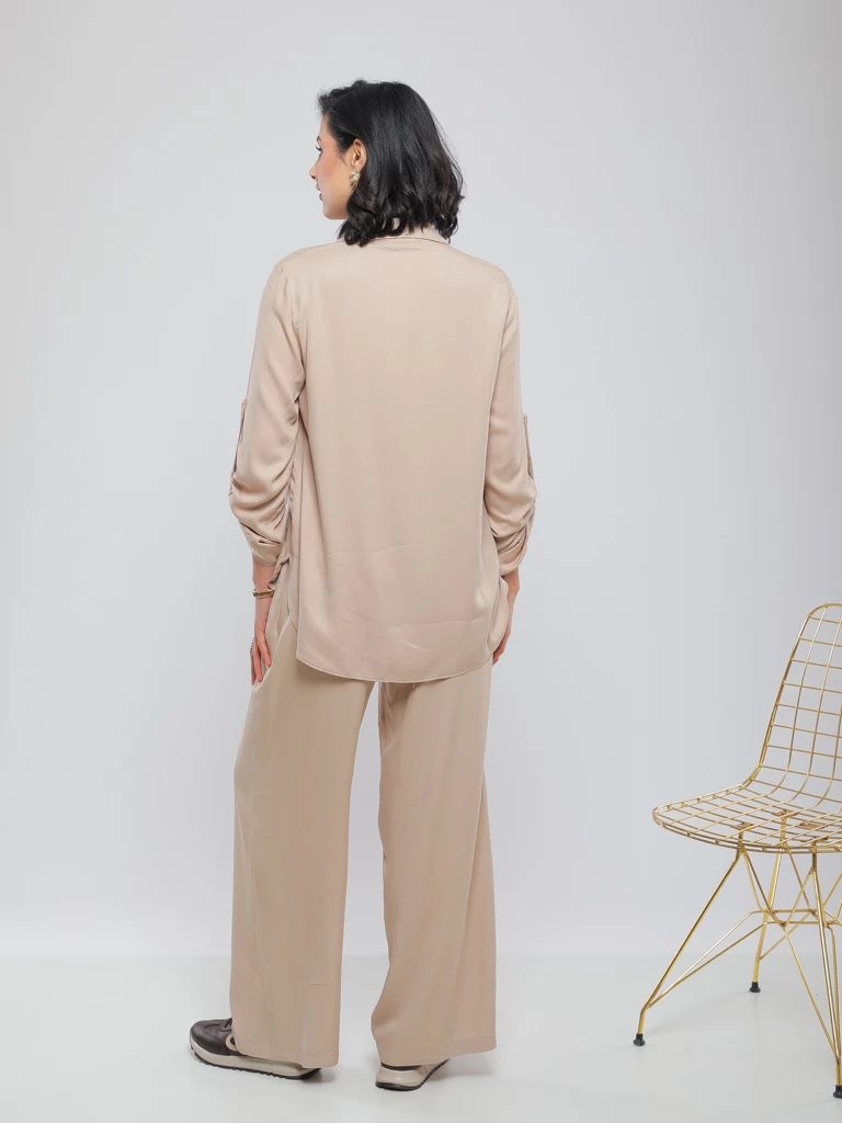 PANTALON LARGE À COUPE CONFORTABLE