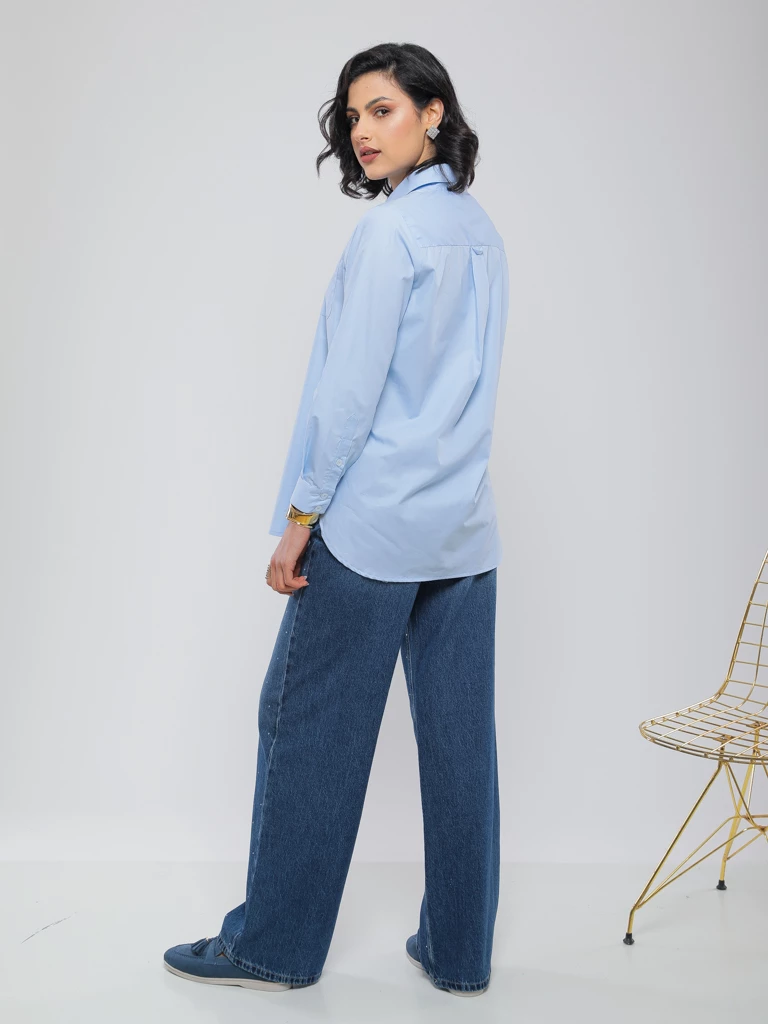 CHEMISE A POCHE EN COTON
