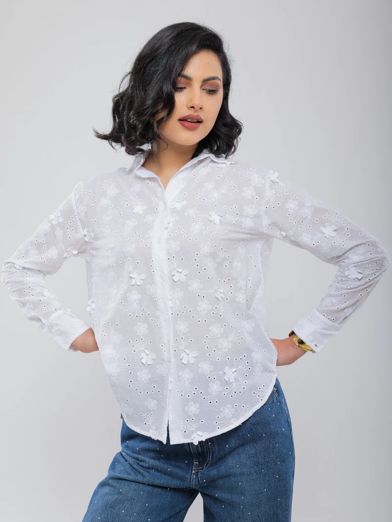 CHEMISE BRODERIE ANGLAISE