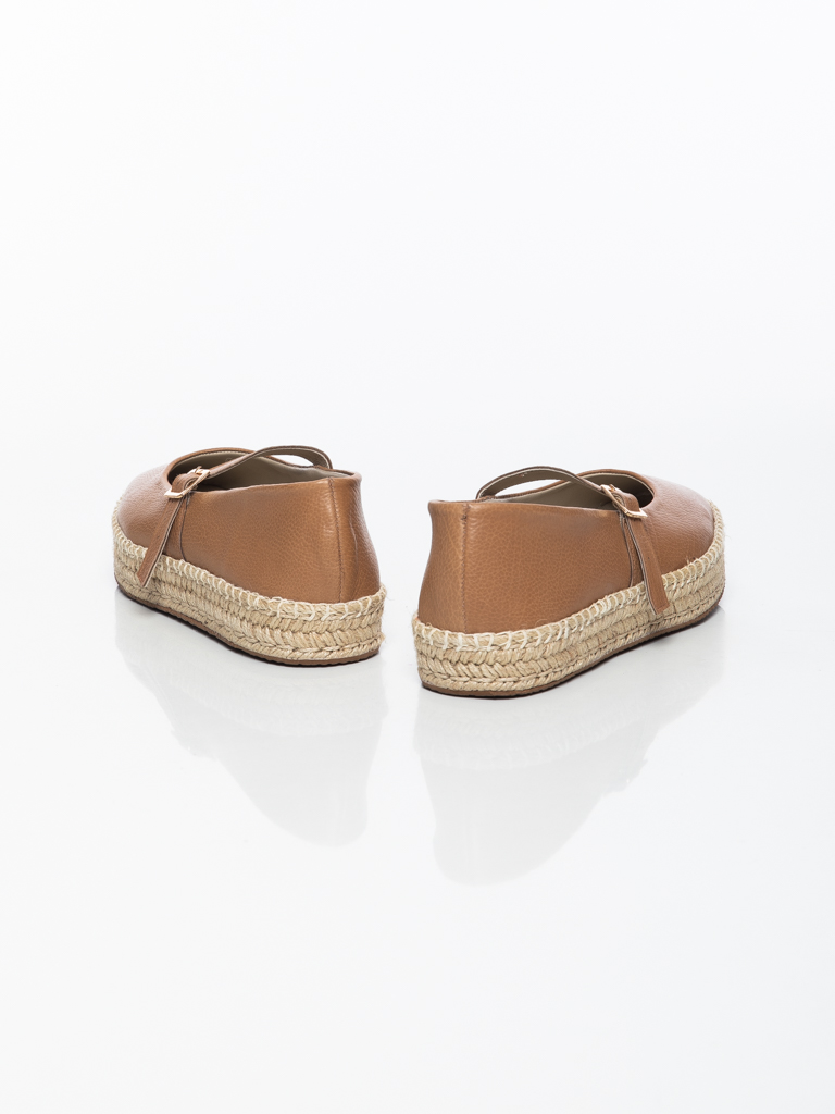 BALLERINES À BRIDE ET BOUCLE MÉTALLIQUE