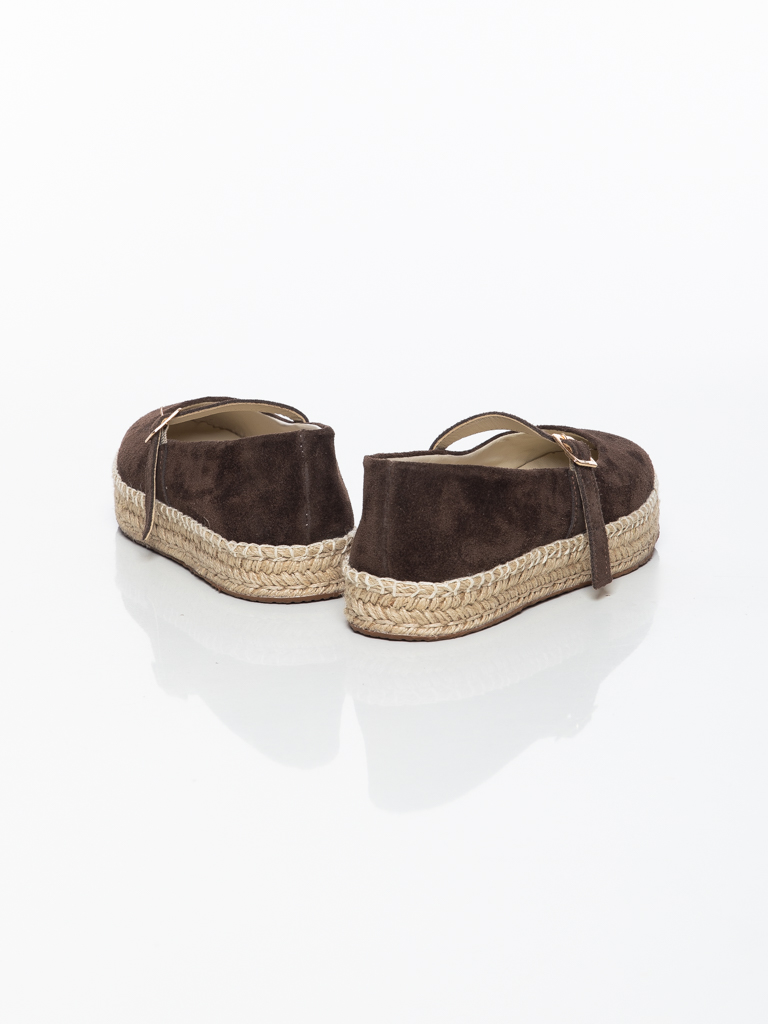 BALLERINES À BRIDE ET BOUCLE MÉTALLIQUE