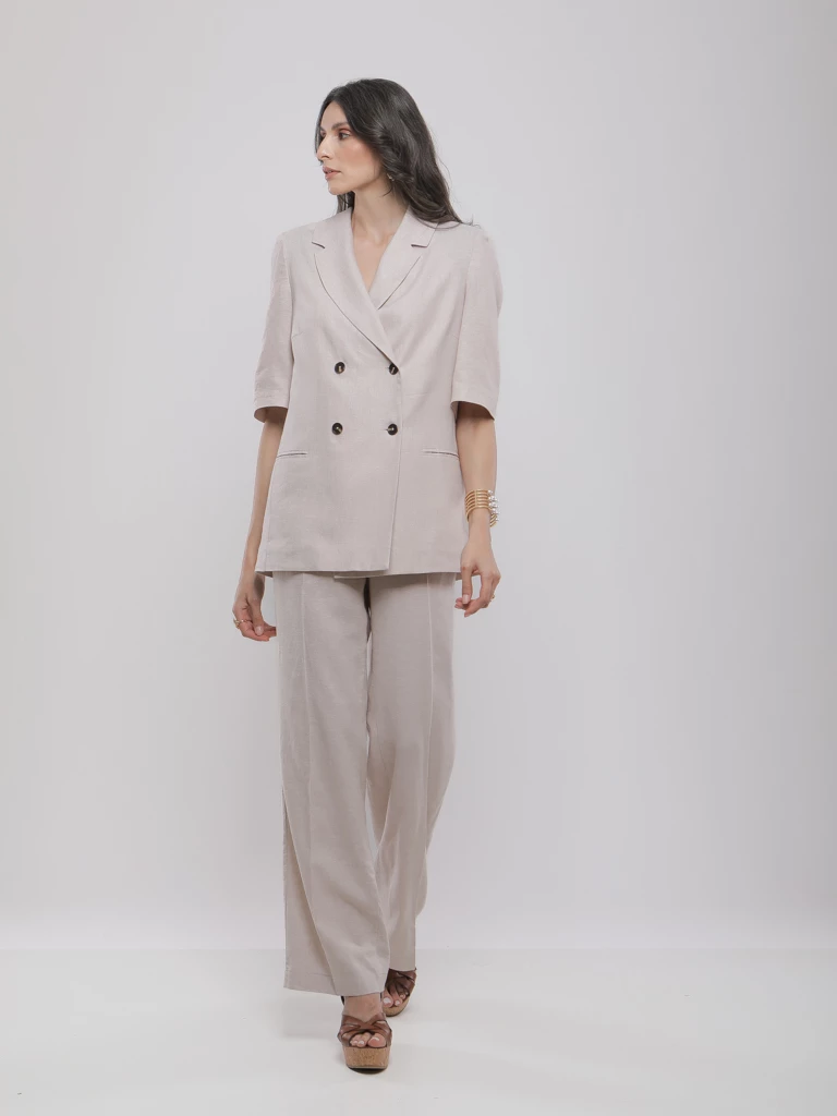 BLAZER MANCHES COURTES
