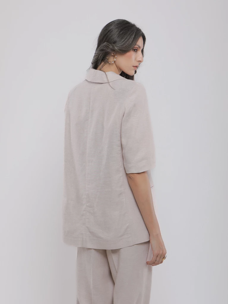 BLAZER MANCHES COURTES