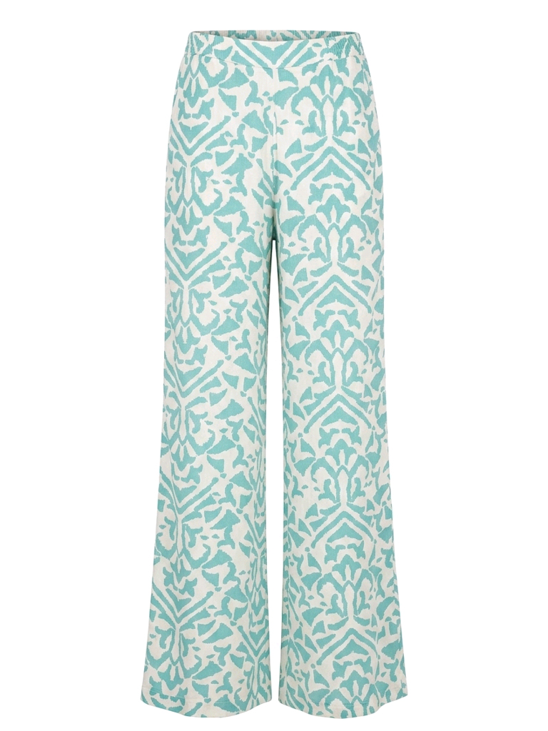 PANTALON IMPRIME LARGE À COUPE CONFORTABLE