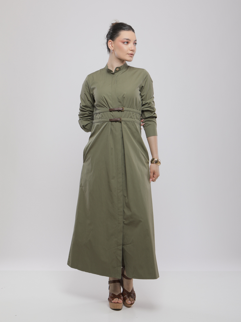 ROBE LONGUE COUPE ÉVASÉE