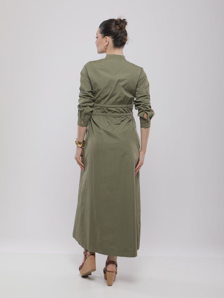 ROBE LONGUE COUPE ÉVASÉE