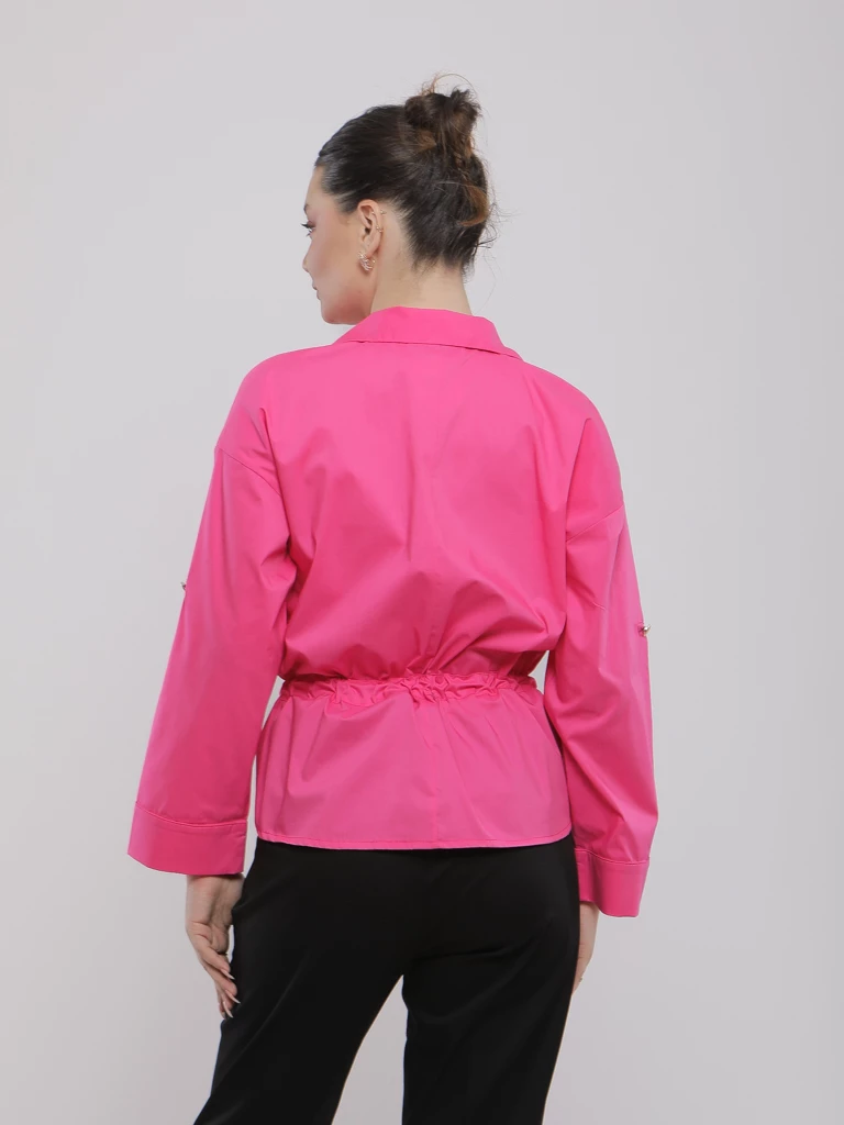 CHEMISE FLUIDE CINTRÉE À LIEN