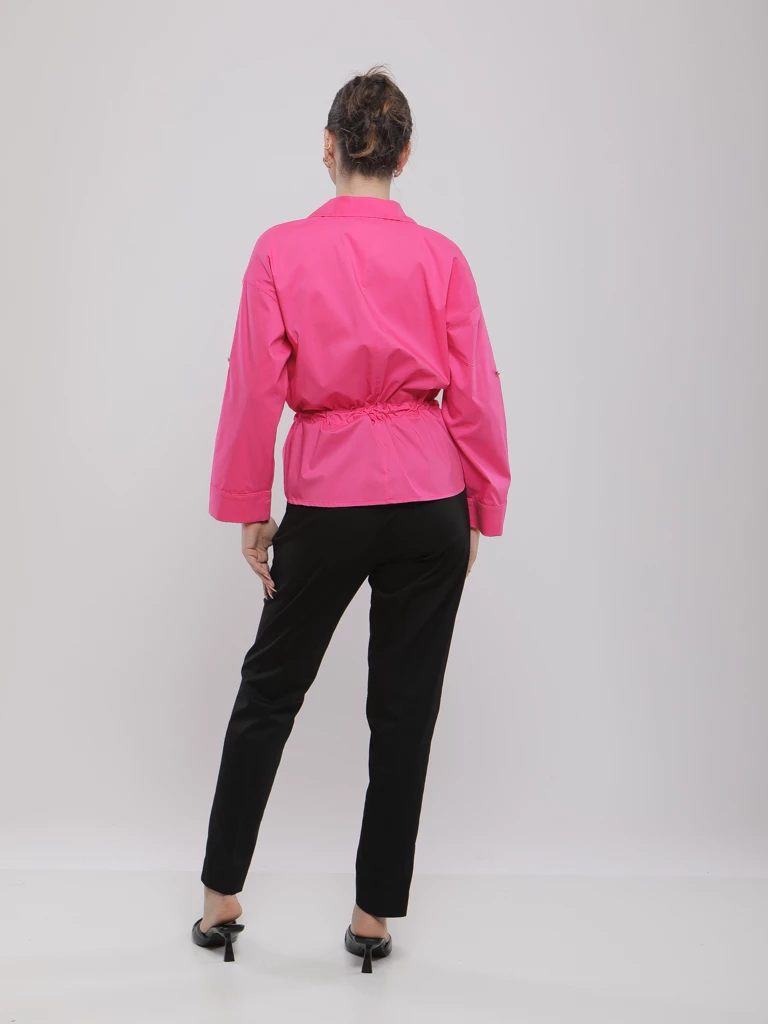CHEMISE FLUIDE CINTRÉE À LIEN
