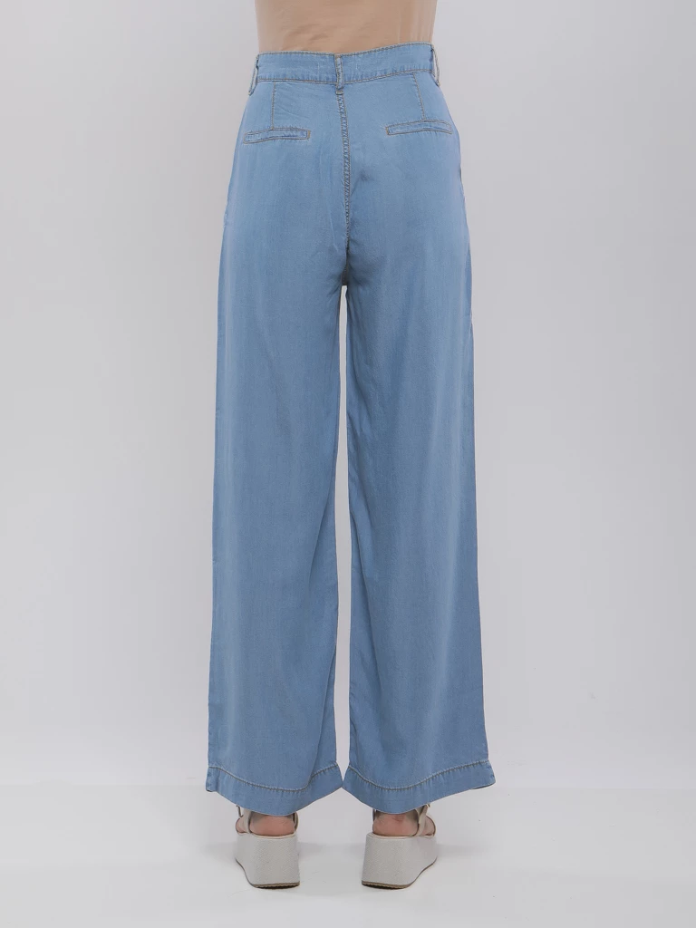 PANTALON WIDE-LEG EN TENCEL™