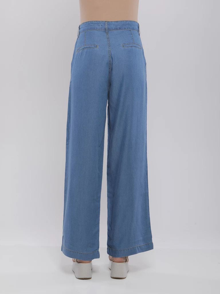 PANTALON WIDE-LEG EN TENCEL™