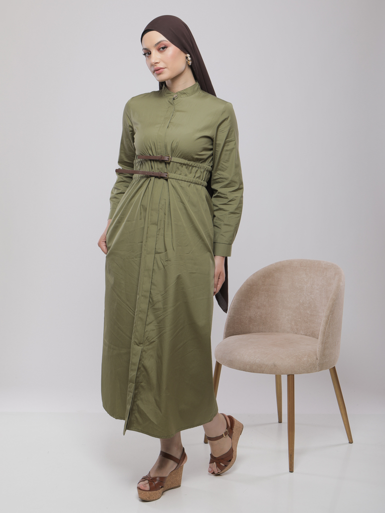 ROBE LONGUE COUPE ÉVASÉE