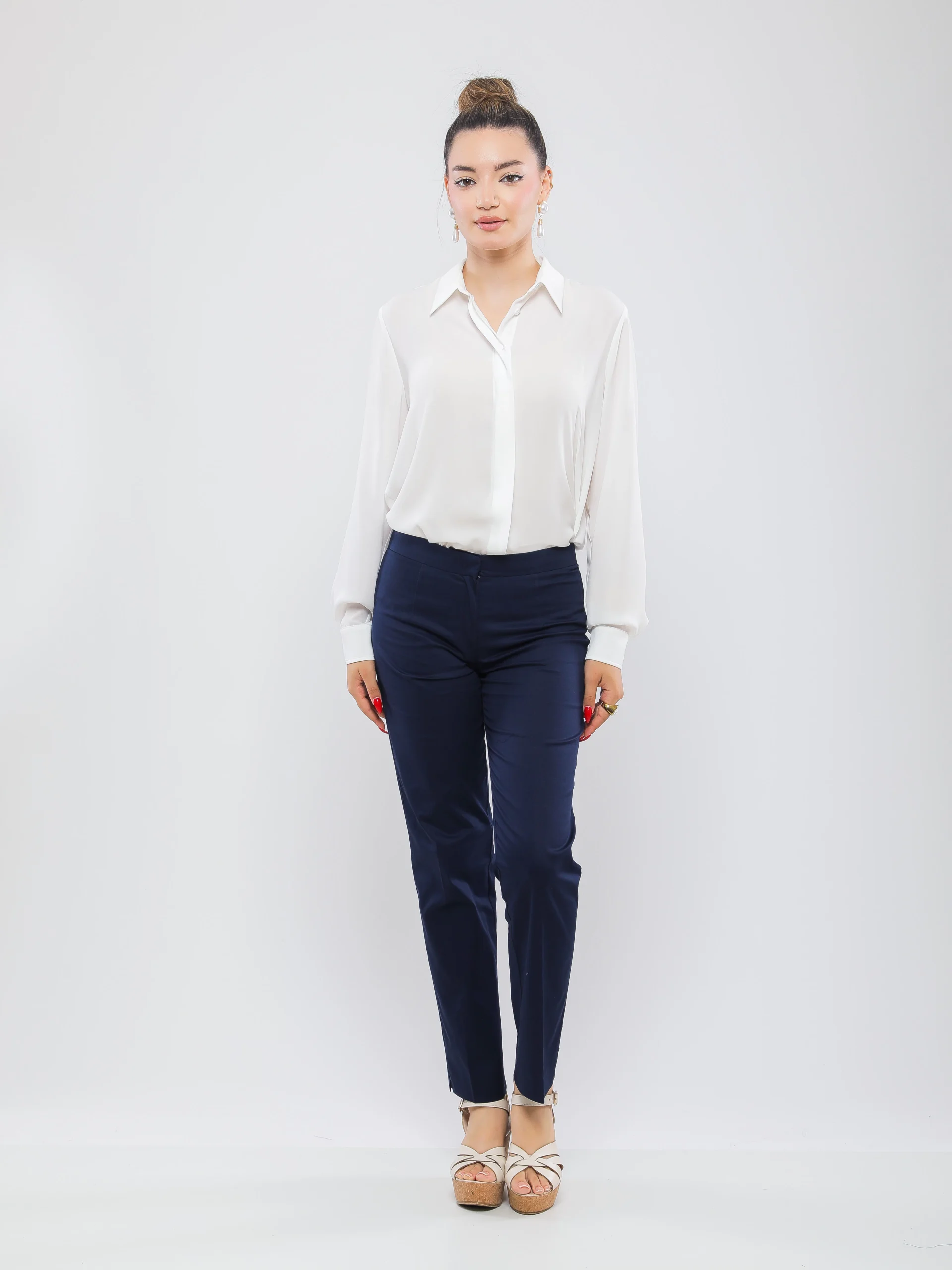 PANTALON CIGARETTE AJUSTÉ