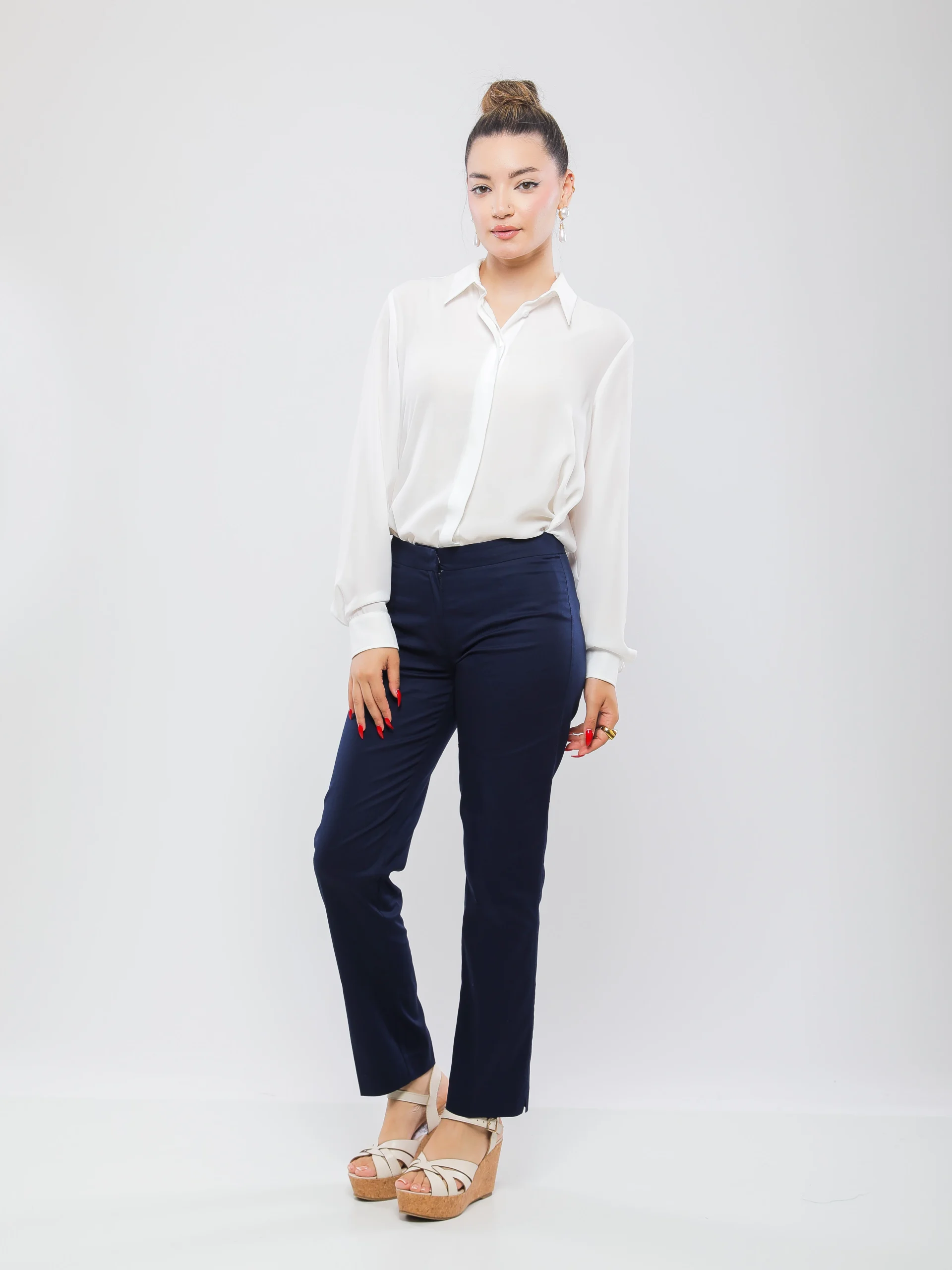PANTALON CIGARETTE AJUSTÉ