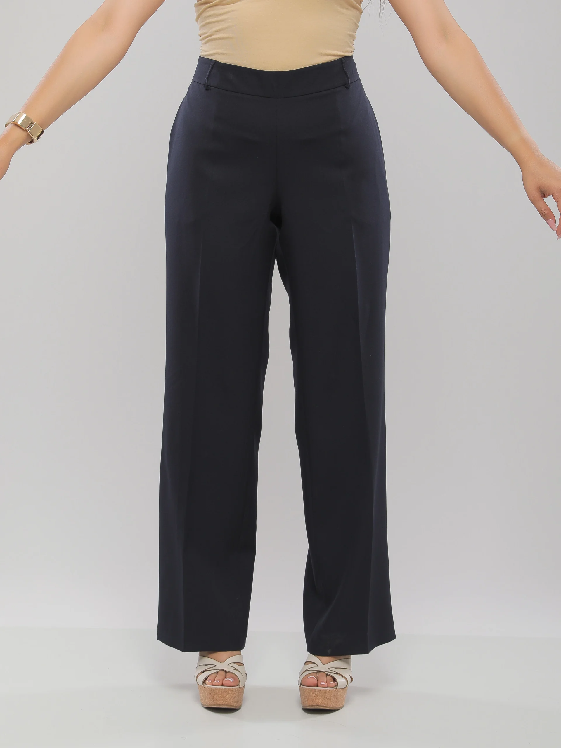 PANTALON À TAILLE HAUTE