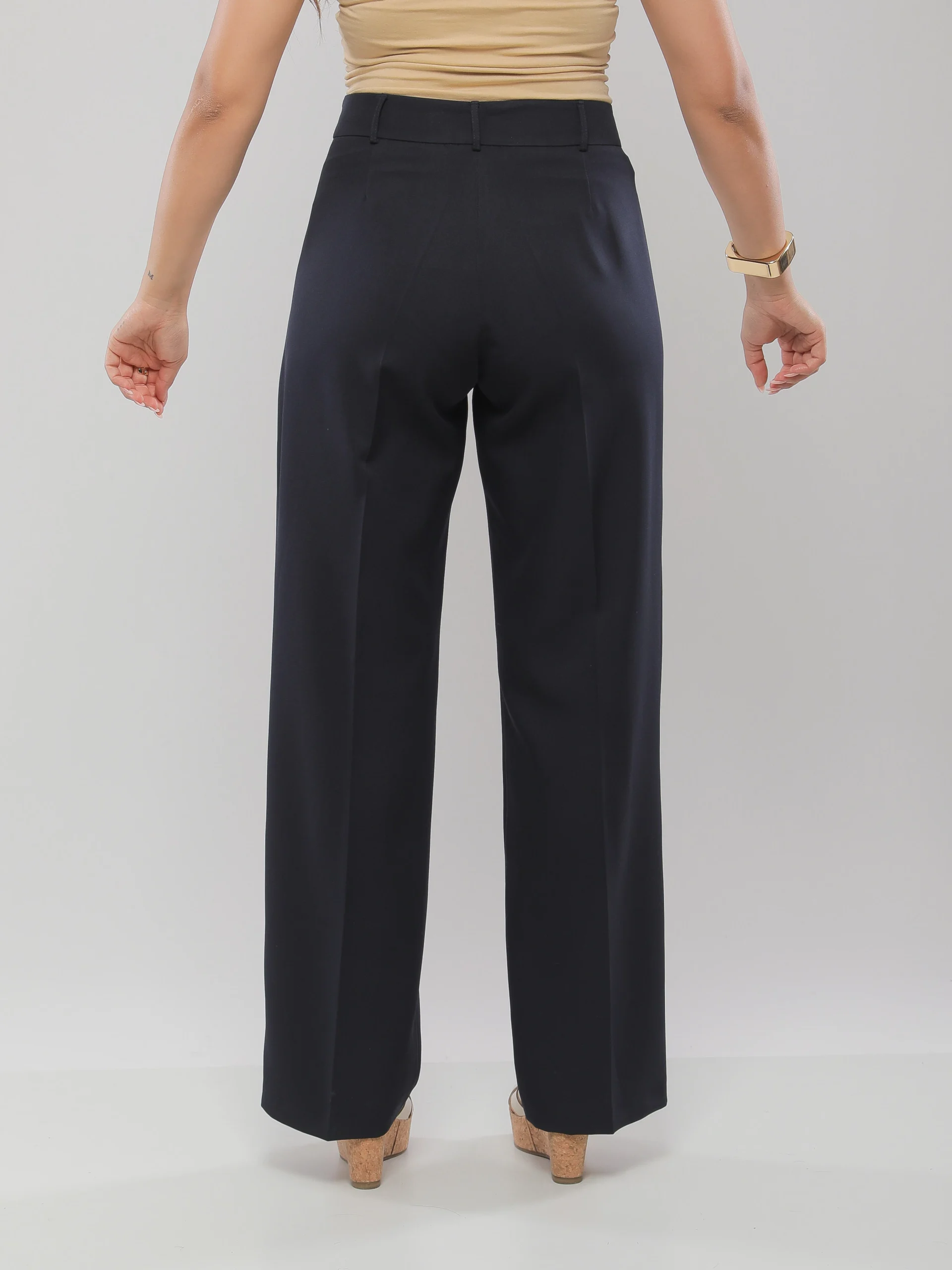 PANTALON À TAILLE HAUTE