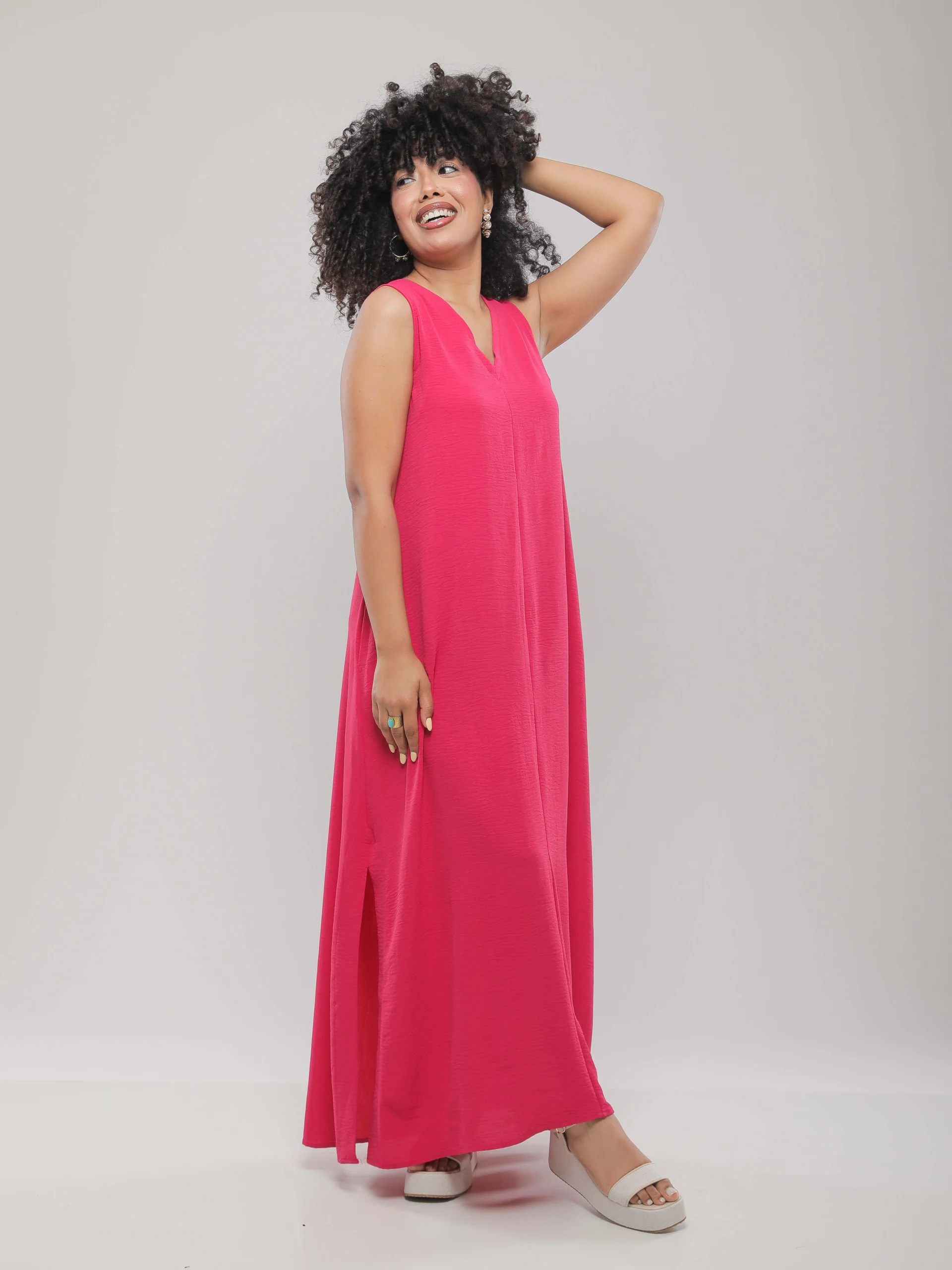 ROBE LONGUE SANS MANCHES