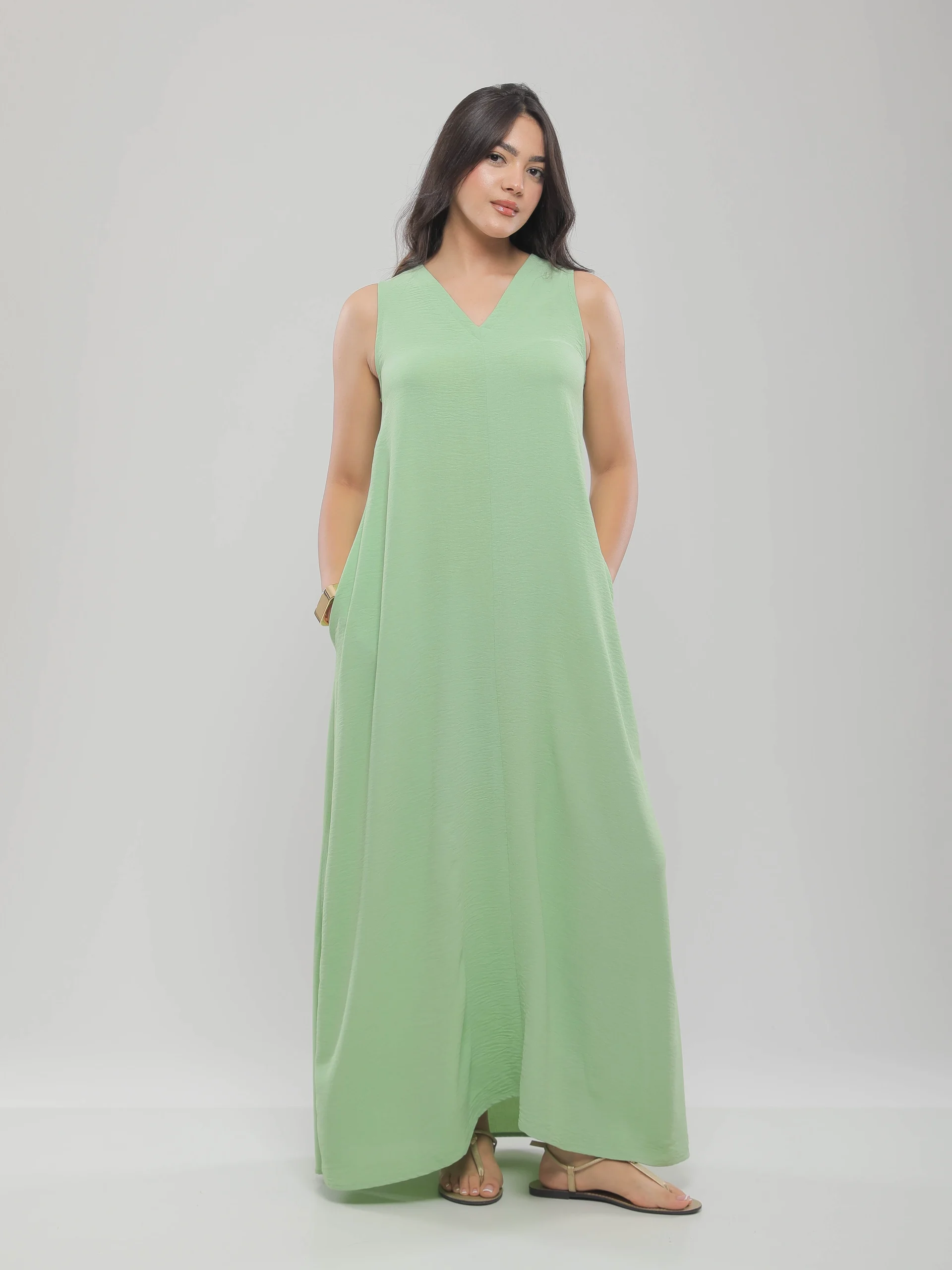 ROBE LONGUE SANS MANCHES