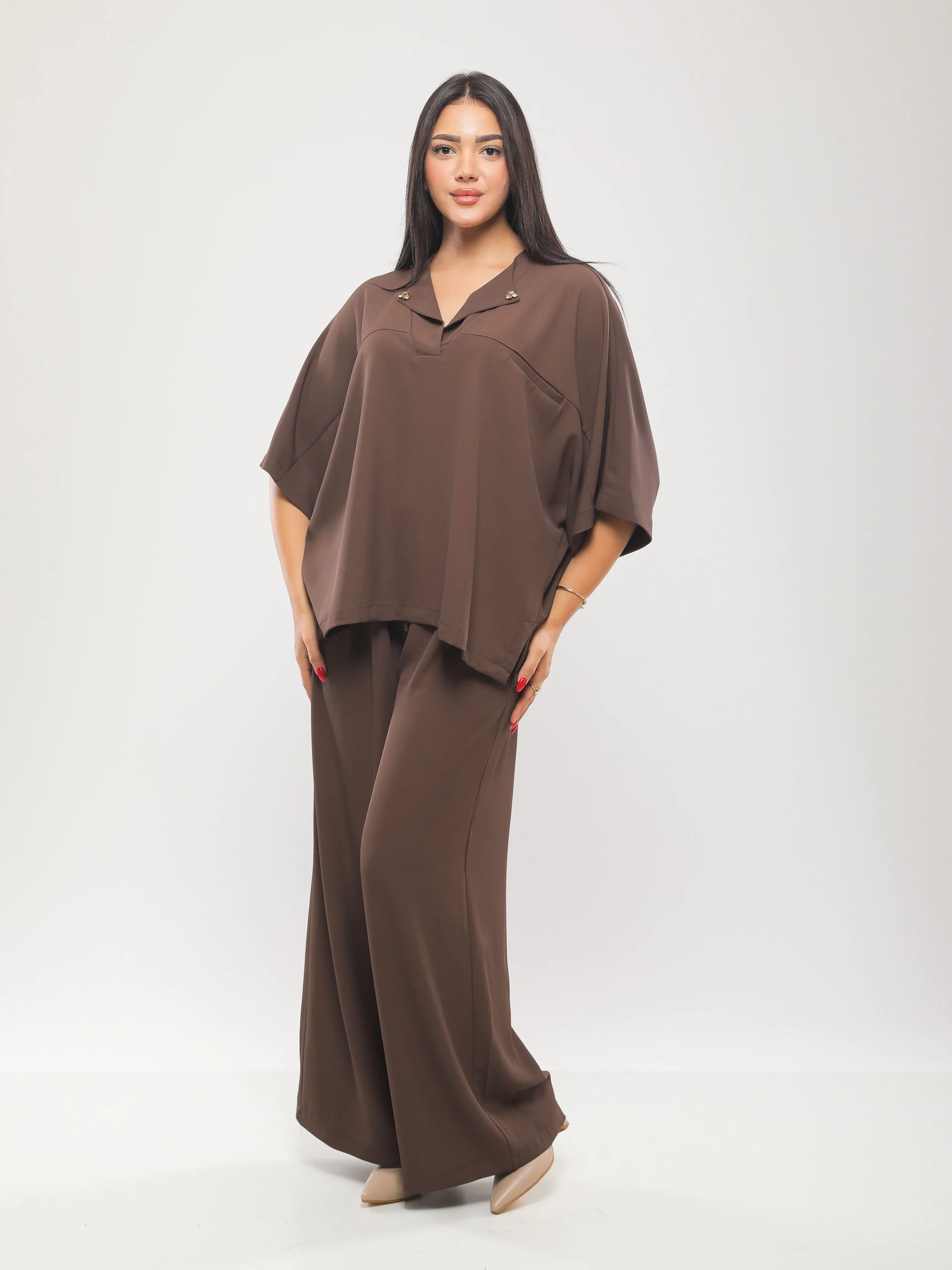 SET BLOUSE ET PANTALON FLUIDE